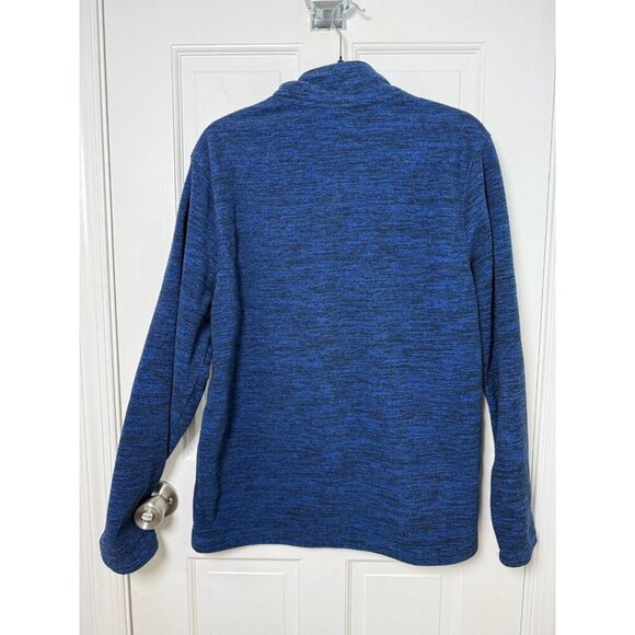 Ultra Game NBA Philadelphia 76ers Blue & Black 1/4 Zip Fleece Men's Size Medium - Picture 2 of 10